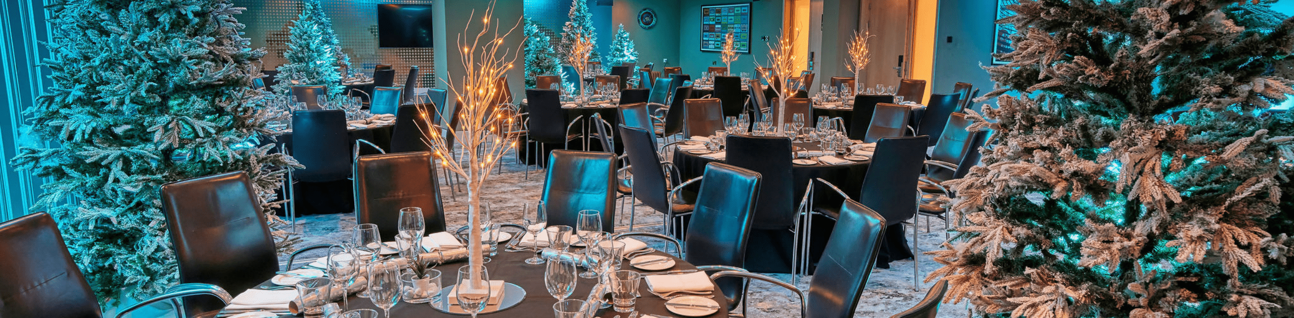 Cumberland meeting and event room with Christmas Decorations