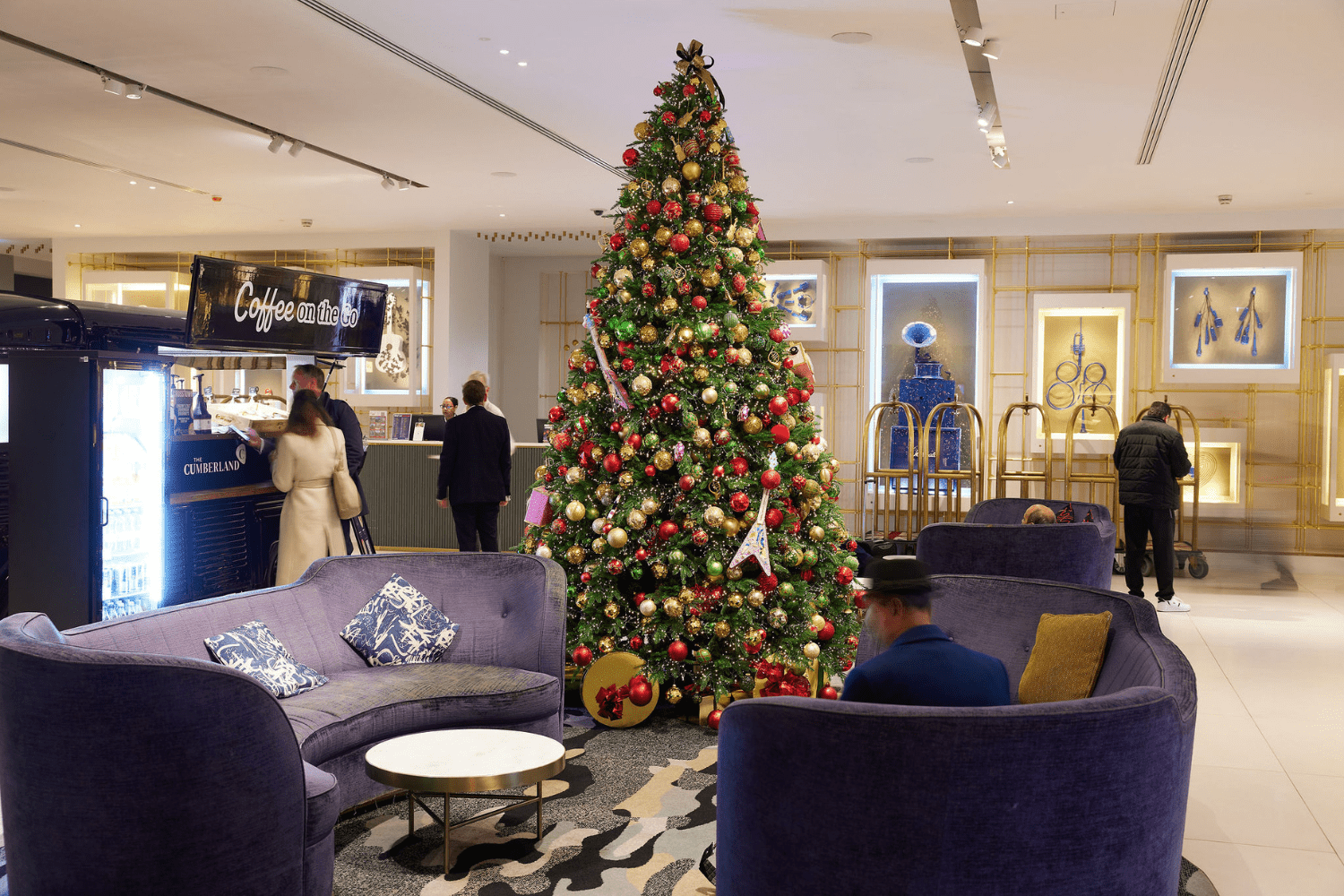 Christmas Tree in Cumberland Lobby