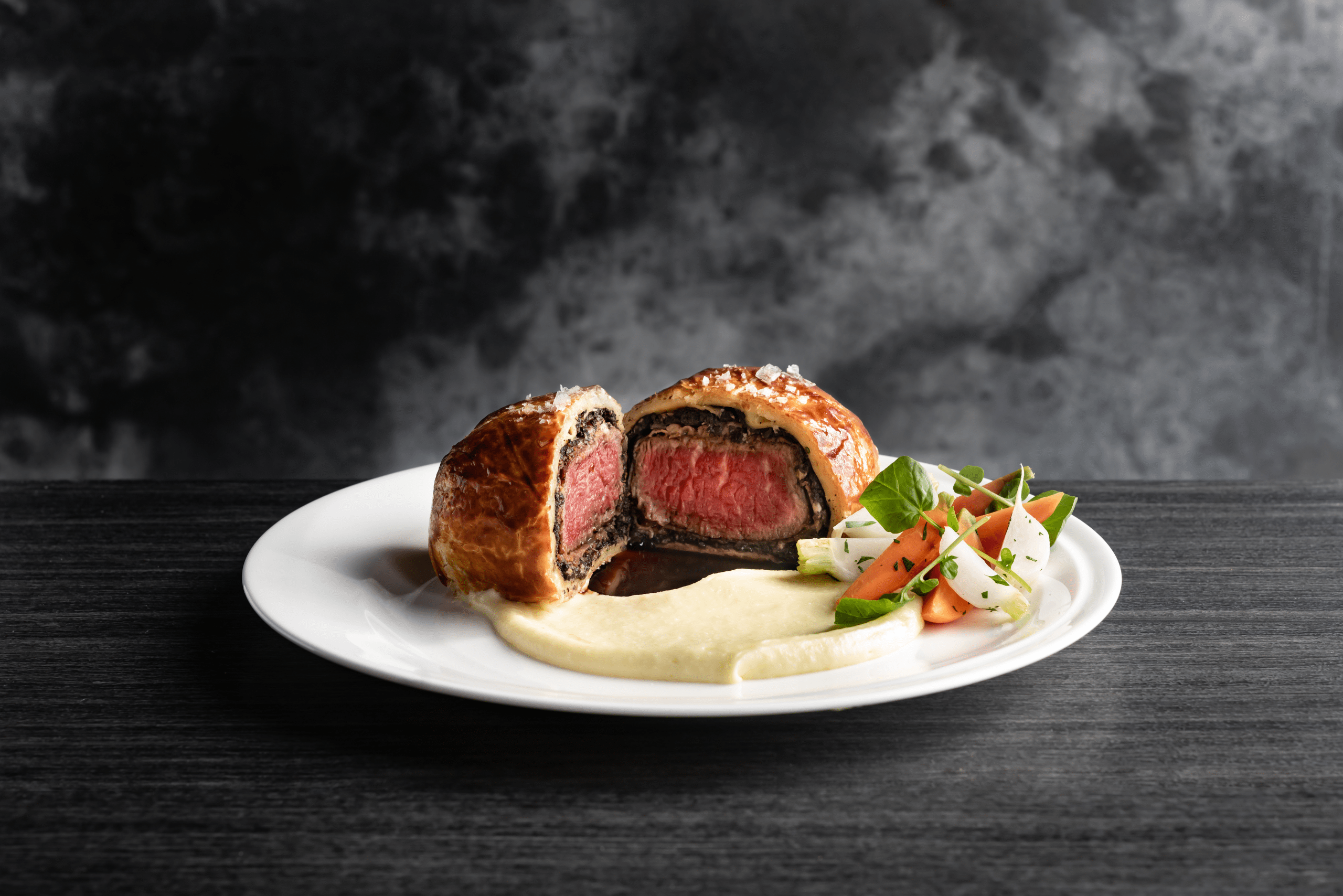 Beef Wellington at Gordon Ramsay Hell's Kitchen London